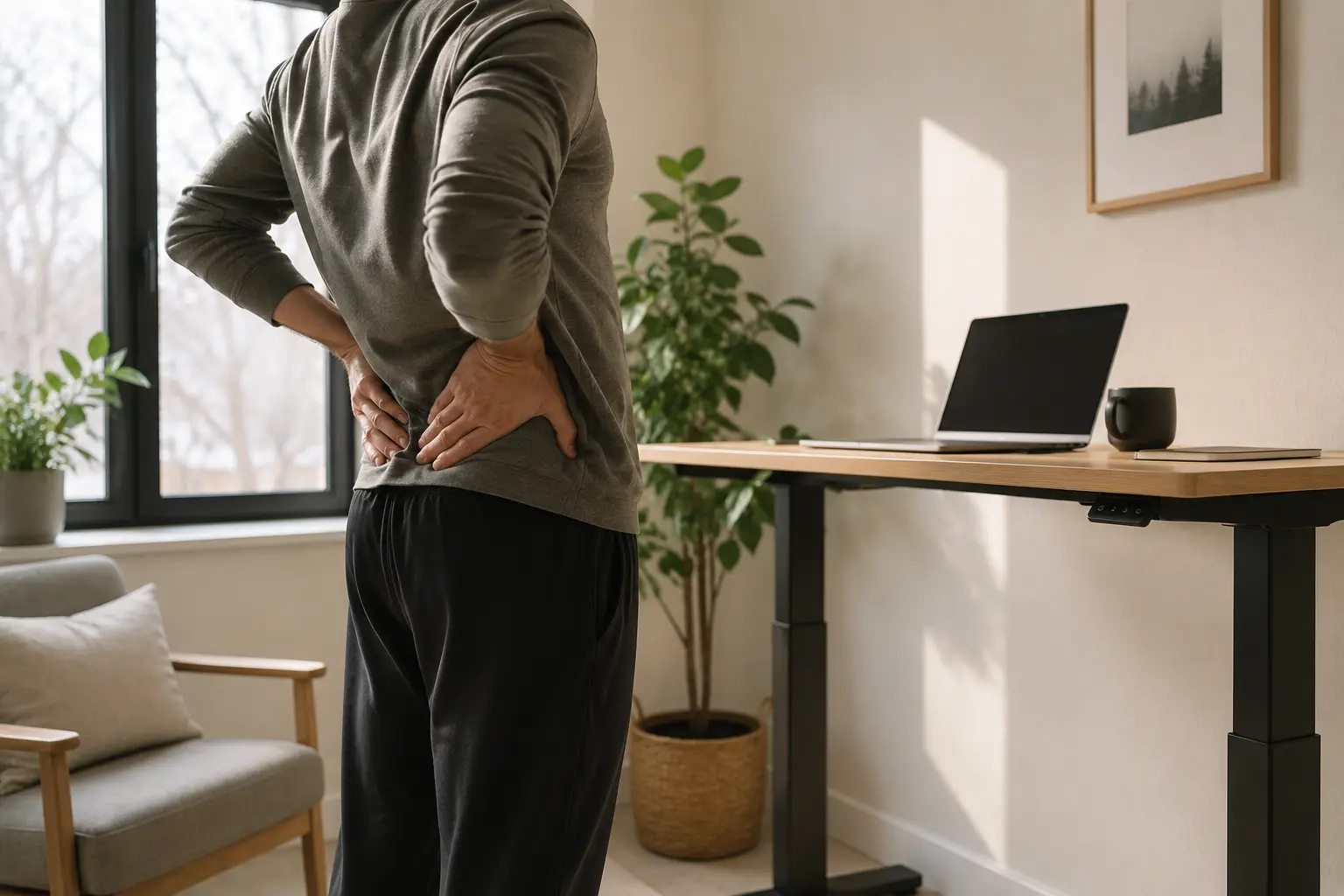 Rücken im Homeoffice: 5 Übungen für zwischendurch